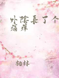 外阴长了个大痘痛痒