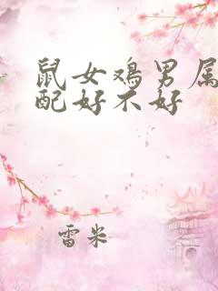 鼠女鸡男属相婚配好不好