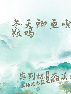 冬天鲫鱼吃玉米粒吗