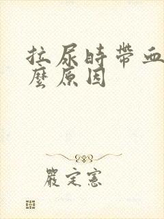 拉尿时带血是什么原因