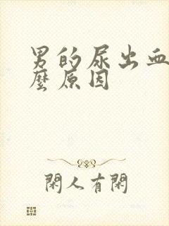 男的尿出血是什么原因