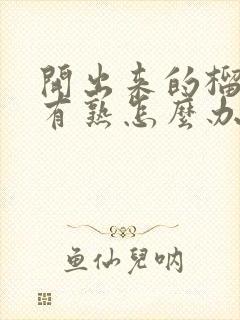 开出来的榴莲没有熟怎么办