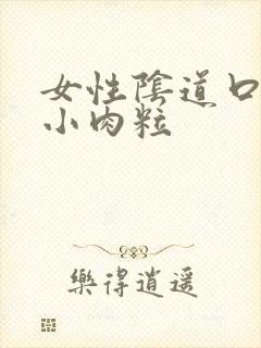 女性阴道口有个小肉粒