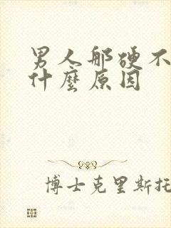 男人那硬不起来什么原因