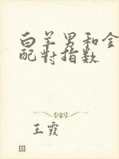 白羊男和金牛女配对指数