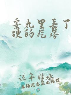 睾丸里长了个可硬的疙瘩