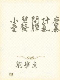 小儿问什么易怒爱发脾气暴躁