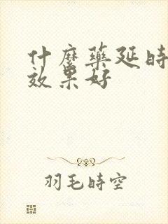 什么药延时增硬效果好