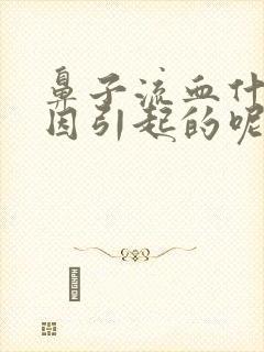 鼻子流血什么原因引起的呢