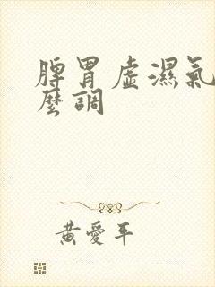 脾胃虚湿气重怎么调