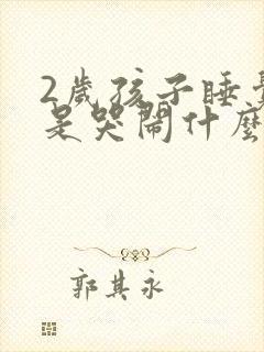 2岁孩子睡觉总是哭闹什么原因