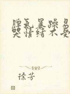 脾气暴躁易怒爱哭情绪不受控制