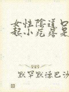 女性阴道口外面起小疙瘩是怎么回事