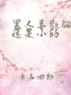 男人喜欢胸大的还是小的