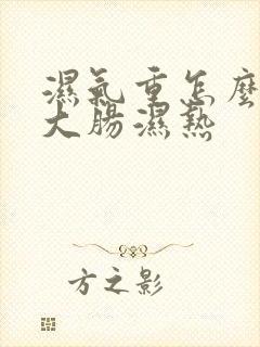 湿气重怎么祛除大肠湿热