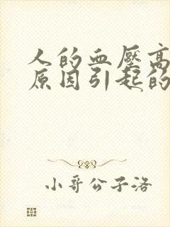 人的血压高什么原因引起的