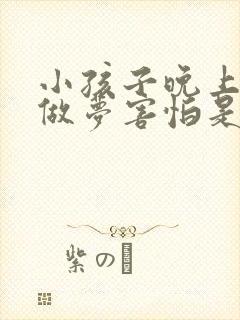 小孩子晚上老是做梦害怕是怎么回事