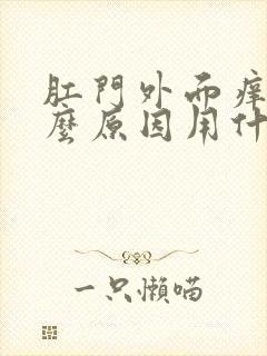 肛门外面痒是什么原因用什么药