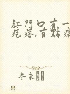 肛门口有一个硬疙瘩,有点痛