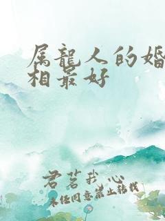 属龙人的婚配属相最好