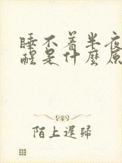 睡不着半夜经常醒是什么原因