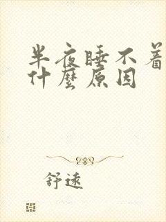 半夜睡不着觉是什么原因