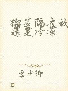 榴莲隔夜放冷藏还是冷冻