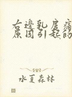 右边乳房痛什么原因引起的女性