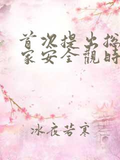 首次提出总体国家安全观时间