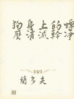 狗身上的蜱虫怎么消灭干净