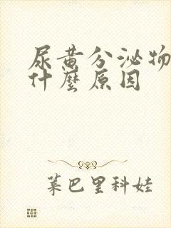 尿黄分泌物黄是什么原因