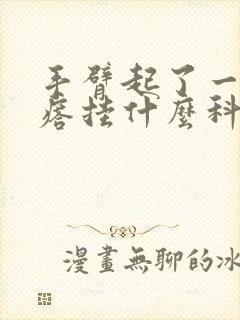 手臂起了一些疙瘩挂什么科