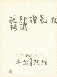 疏肝理气 健脾祛湿