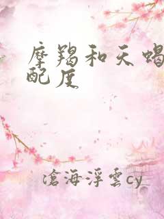 摩羯和天蝎的匹配度