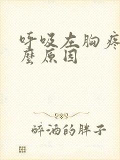 呼吸左胸疼是什么原因