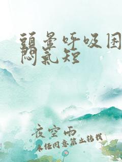 头晕呼吸困难胸闷气短