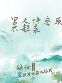 男人什么原因勃不起来