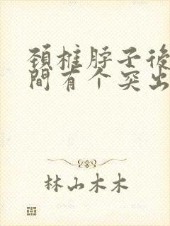 颈椎脖子后面中间有个突出骨头