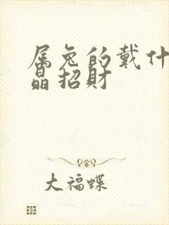 属兔的戴什么水晶招财