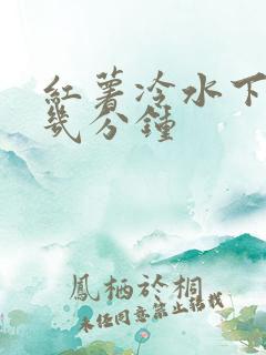 红薯冷水下锅煮几分钟