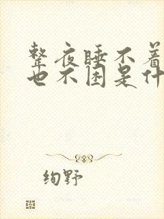 整夜睡不着白天也不困是什么原因