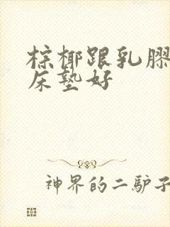 棕椰跟乳胶哪个床垫好