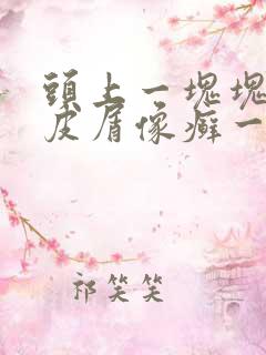 头上一块块的头皮屑像癣一样