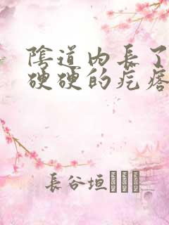 阴道内长了一个硬硬的疙瘩