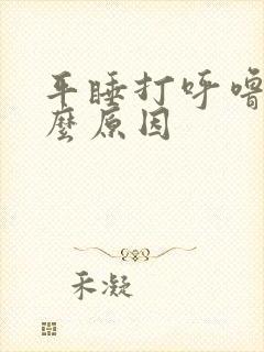 平睡打呼噜是什么原因