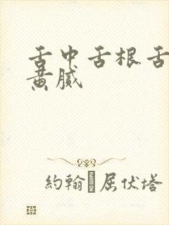 舌中舌根舌苔厚黄腻