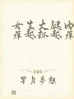 女生大腿内侧痒痒越抓越痒有小红疙瘩