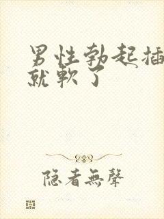 男性勃起插一会就软了