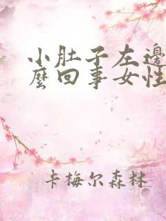 小肚子左边疼怎么回事女性