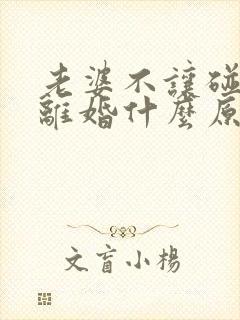 老婆不让碰又不离婚什么原因